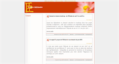 Desktop Screenshot of deesarh.prepadees.fr